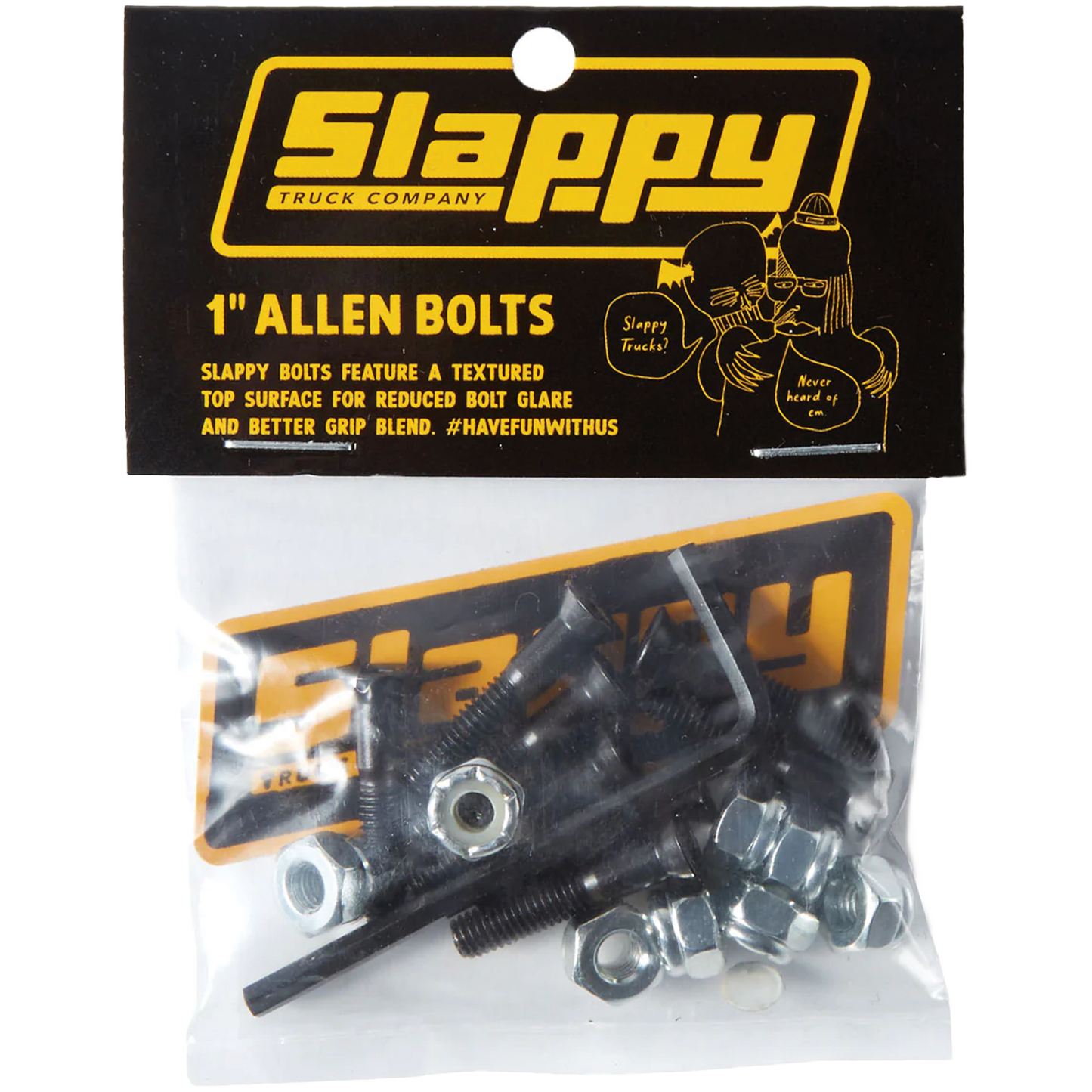 Slappy Allen Bolts 1" - Black