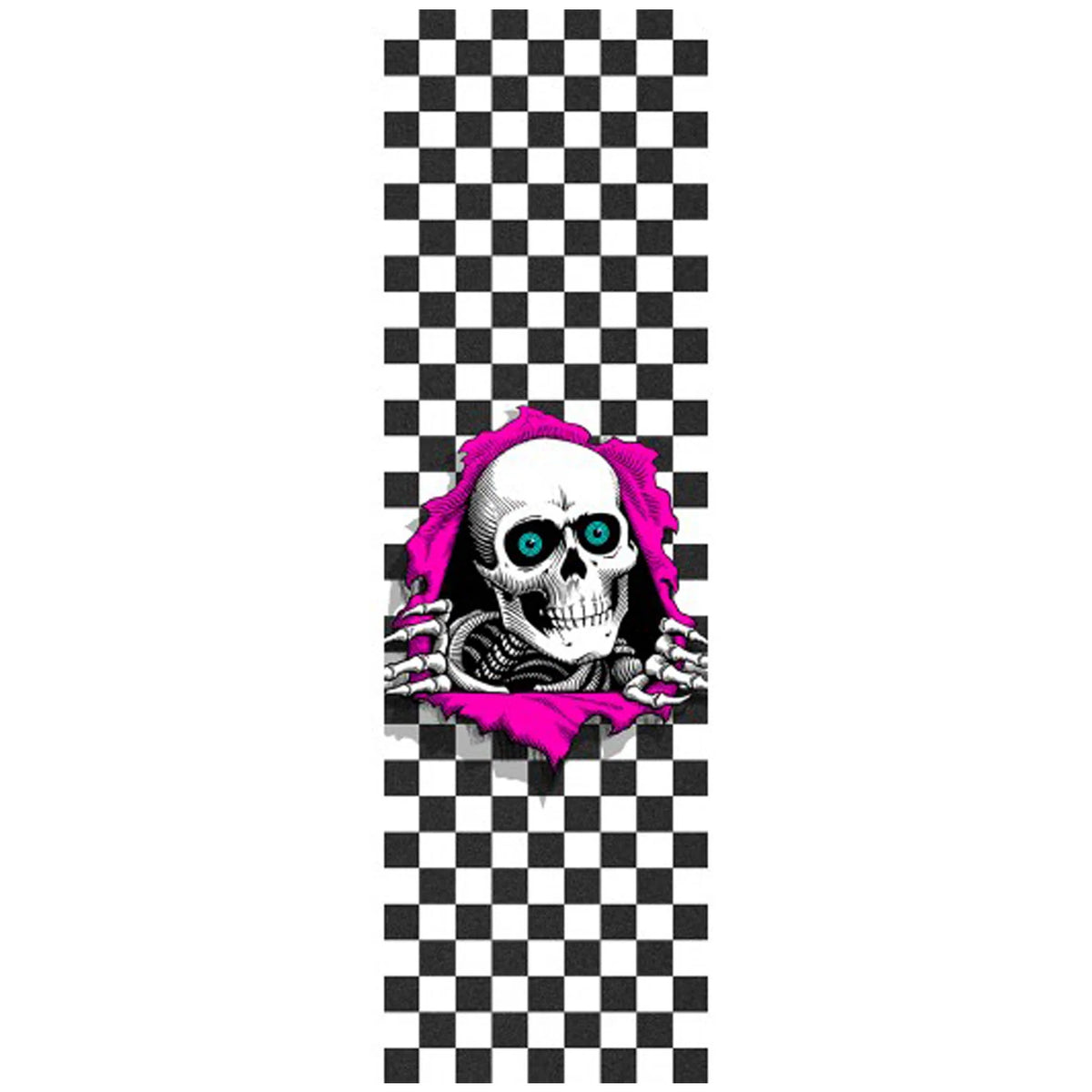 Powell Peralta Grip Ripper Checker White 10.5" x 33"