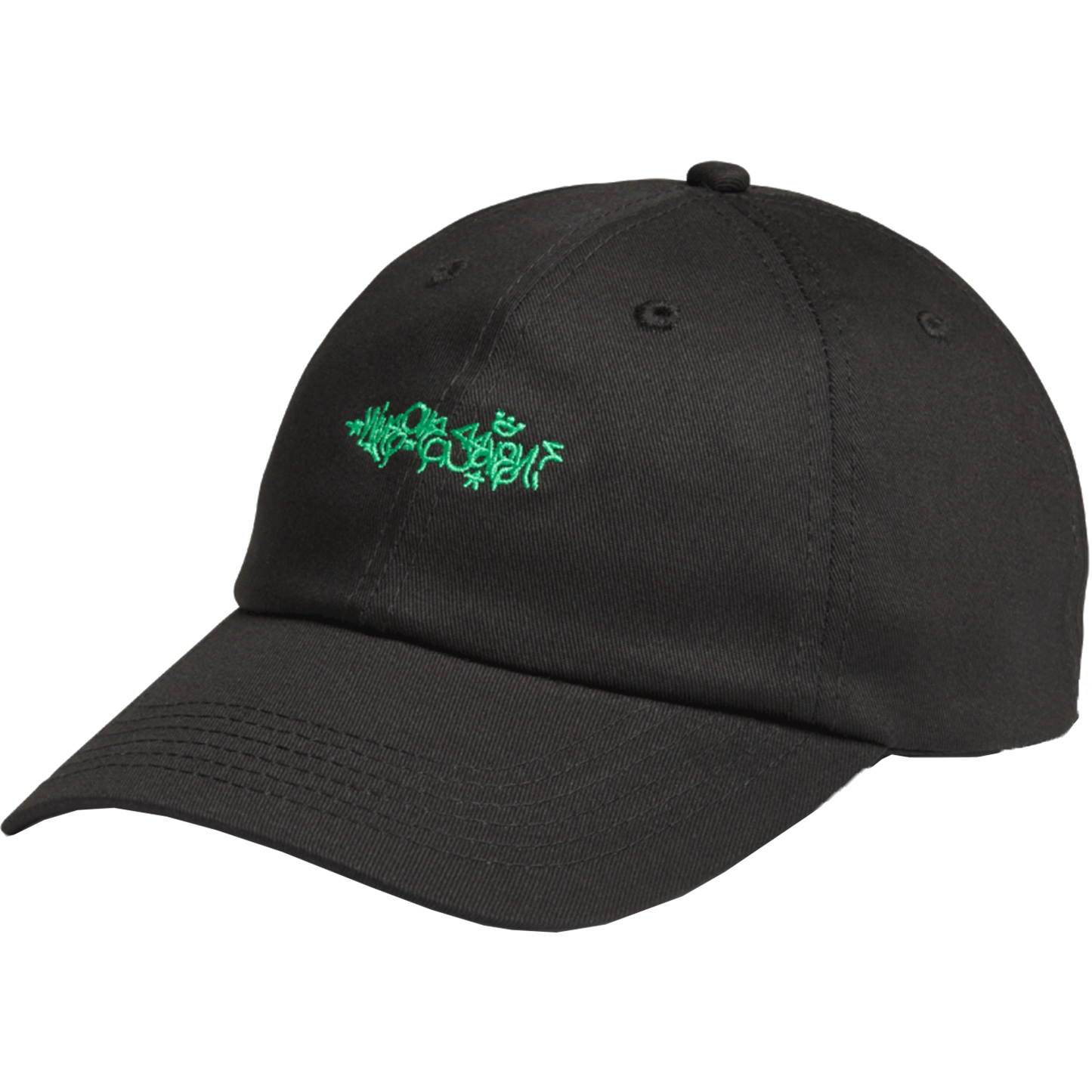 Call Me 917 Green Flow Hat - Black
