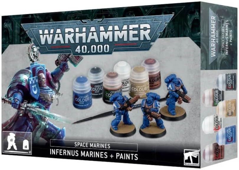 Warhammer 40k Infernus Marines + Paints