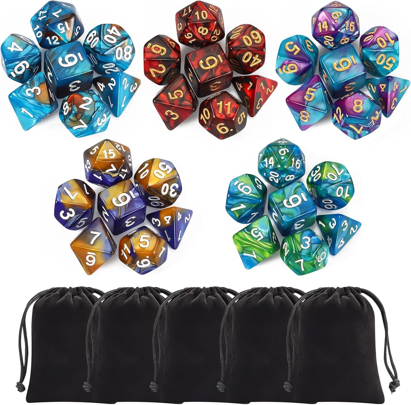 Polyhedral Dice Set