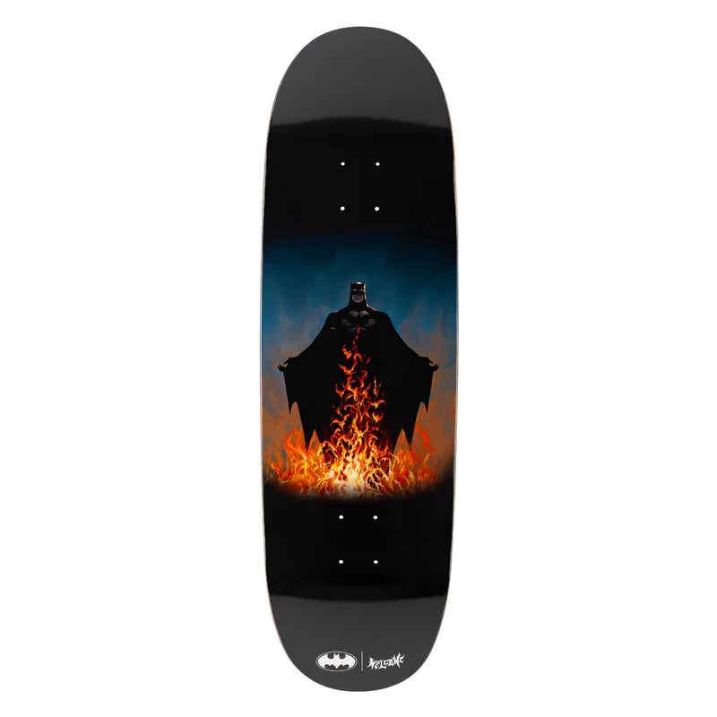 Welcome X Batman Flames on Boline 2.0 Shaped Deck 9.5x33