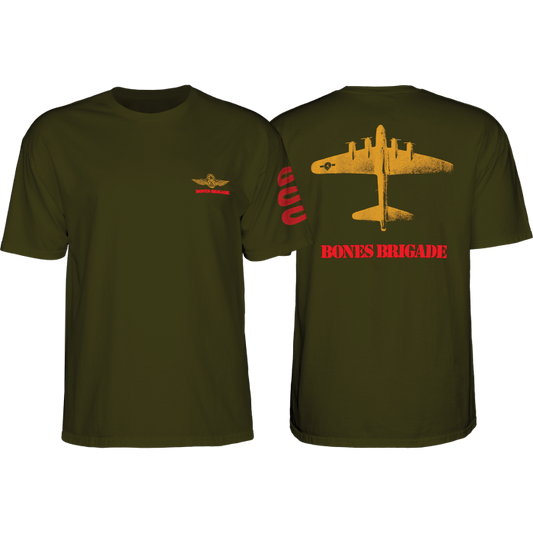 Bones Brigade Bomber Shirt- Military Green