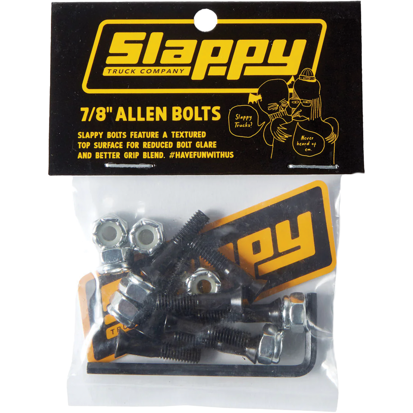 Slappy Allen Bolts 7/8 - Black