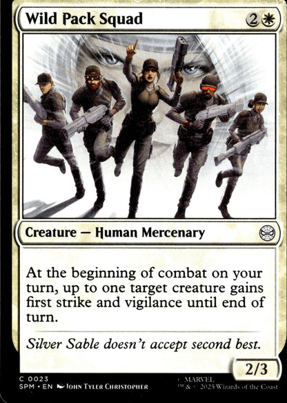 Wild Pack Squad 23 Common Marvel's Spider-Man Magic: The Gathering Near Mint