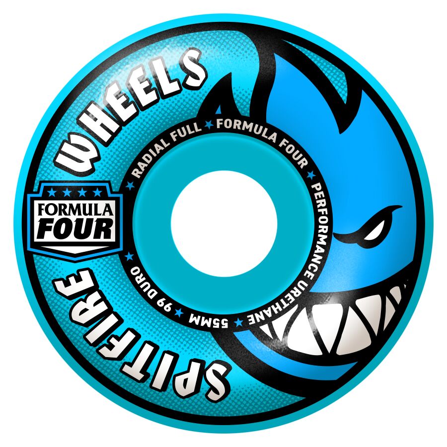 Spitfire Formula Four Radial Full Blue 55mm 99D