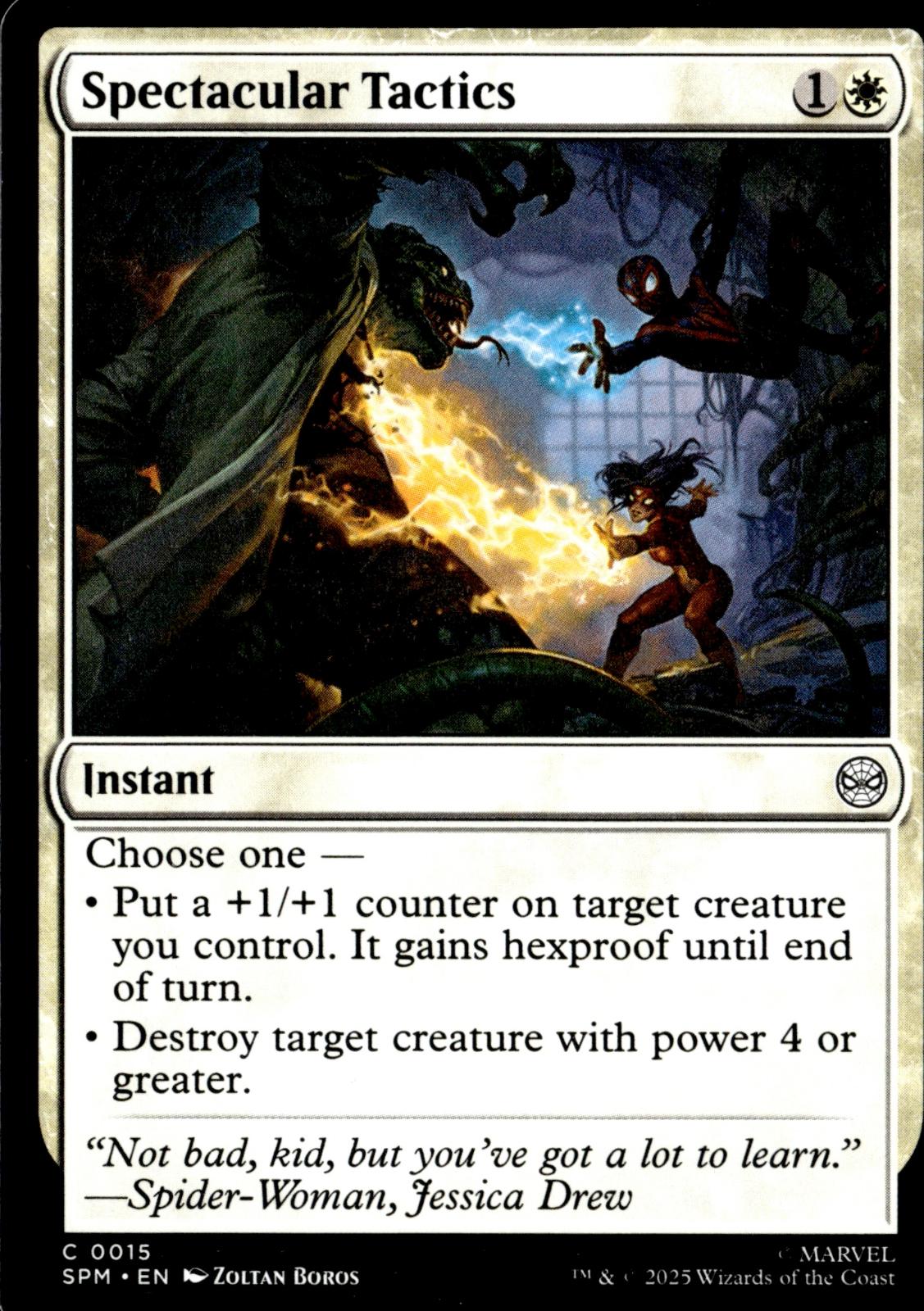Spectacular Tactics 15 Common Marvel's Spider-Man Magic: The Gathering Near Mint