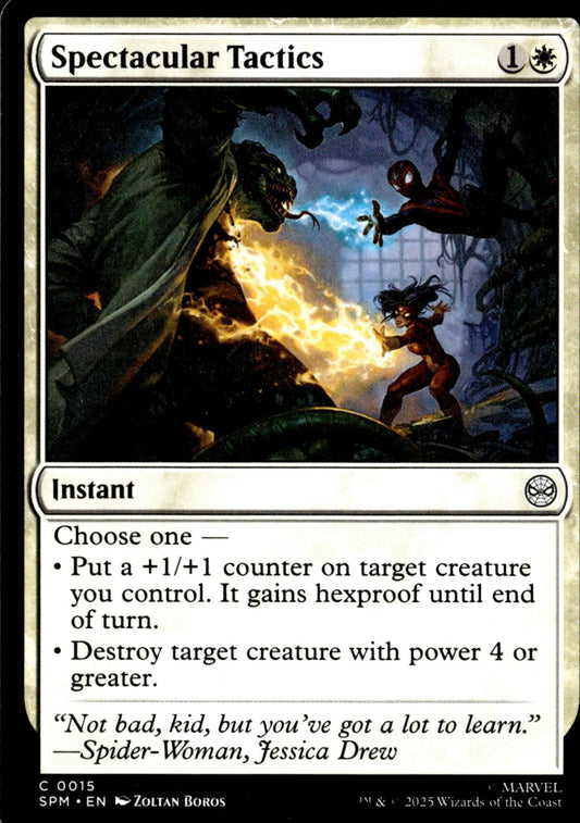 Spectacular Tactics 15 Common Marvel's Spider-Man Magic: The Gathering Near Mint