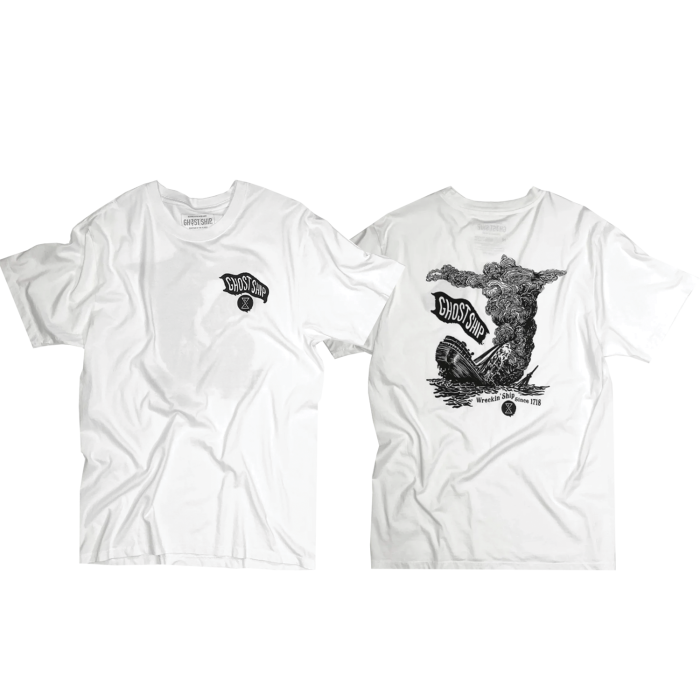 Ghost Ship Wrecking Ships Shirt - White