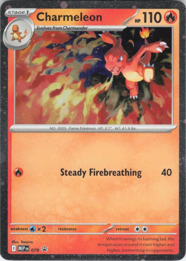Charmeleon (Cosmos Holo) 079 Promo ME: Mega Evolution Promo Near Mint