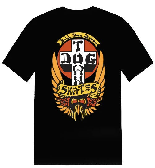Dogtown Og Bull Dog Orange Wings T-Shirt