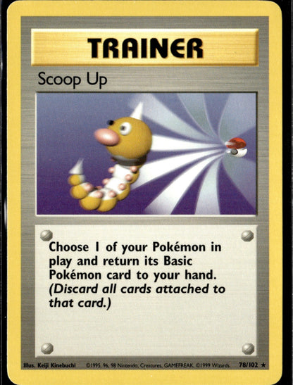 Scoop Up Unlimited Rare Base Set (Shadowless) 078/102 LP