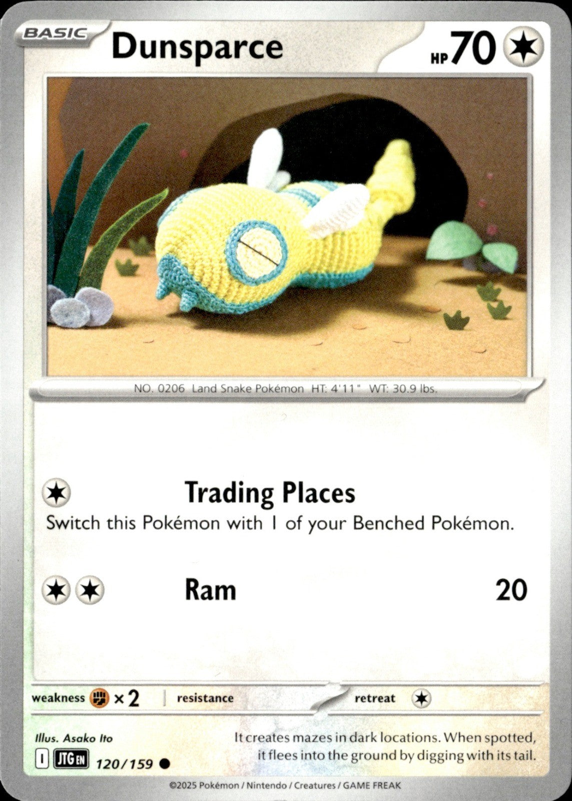 Dunsparce Common SV09: Journey Together 120/159 NM