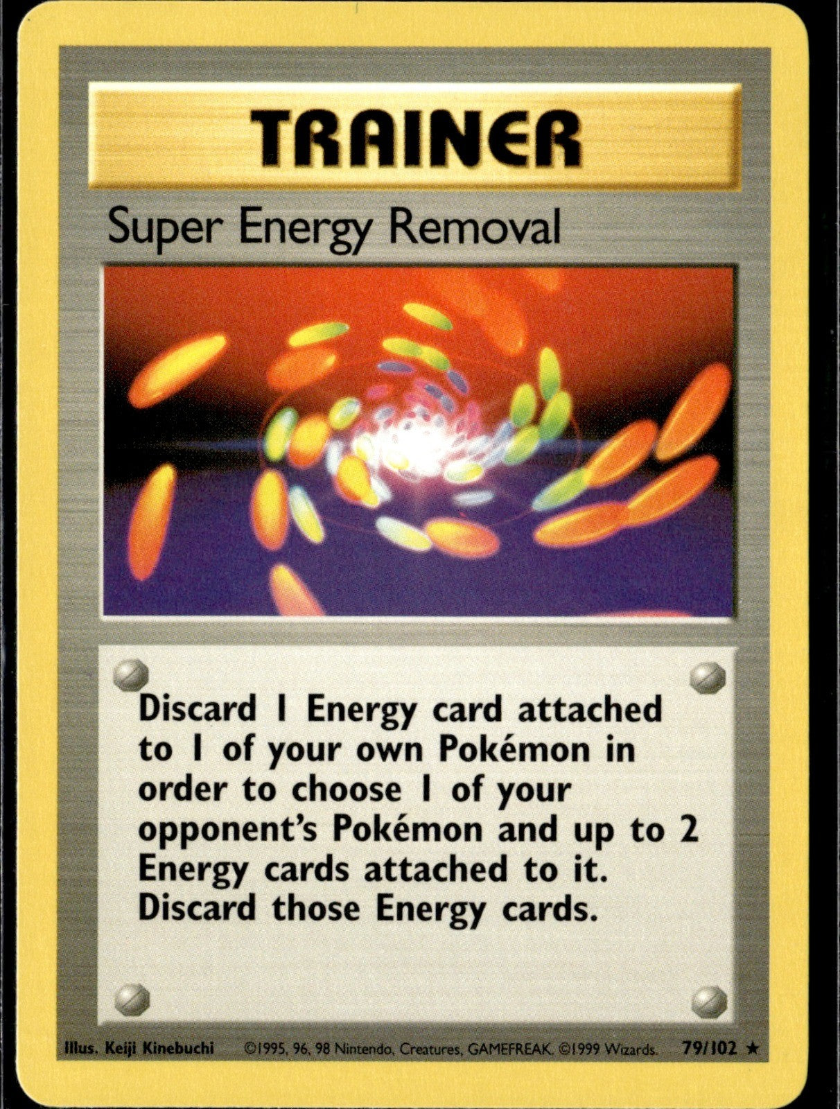 Super Energy Removal Rare Base Set 079/102 NM