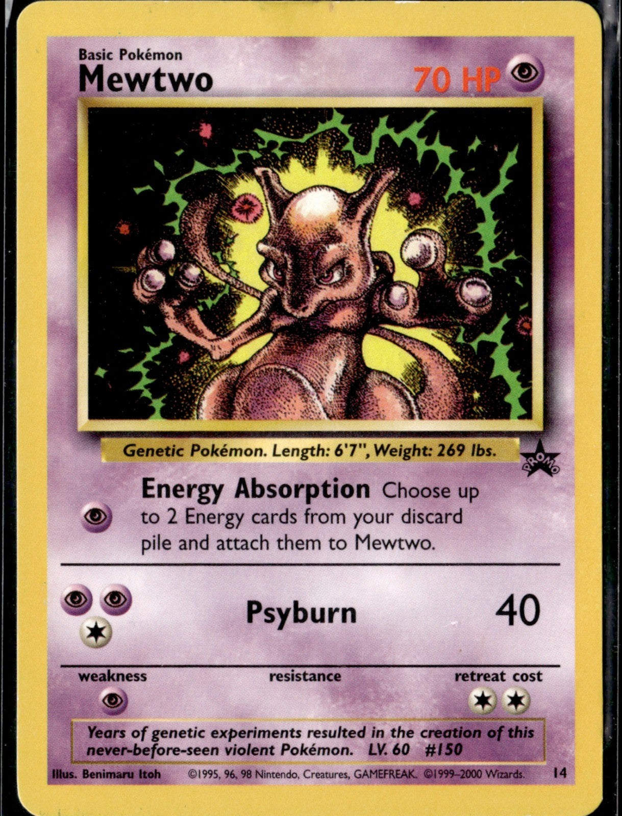 Mewtwo (14) Promo WoTC Promo 14/53 MP