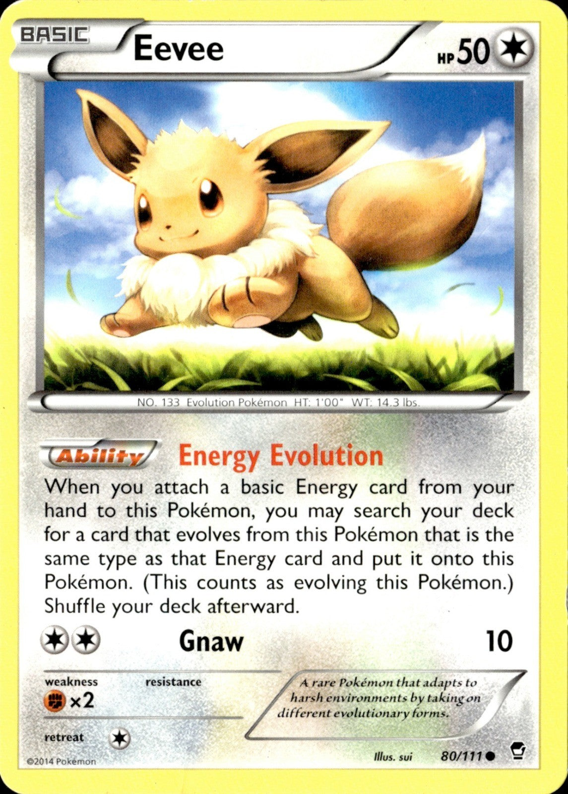 Eevee Common XY - Furious Fists 80/111 LP