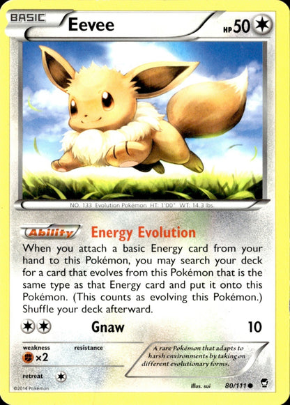Eevee Common XY - Furious Fists 80/111 LP