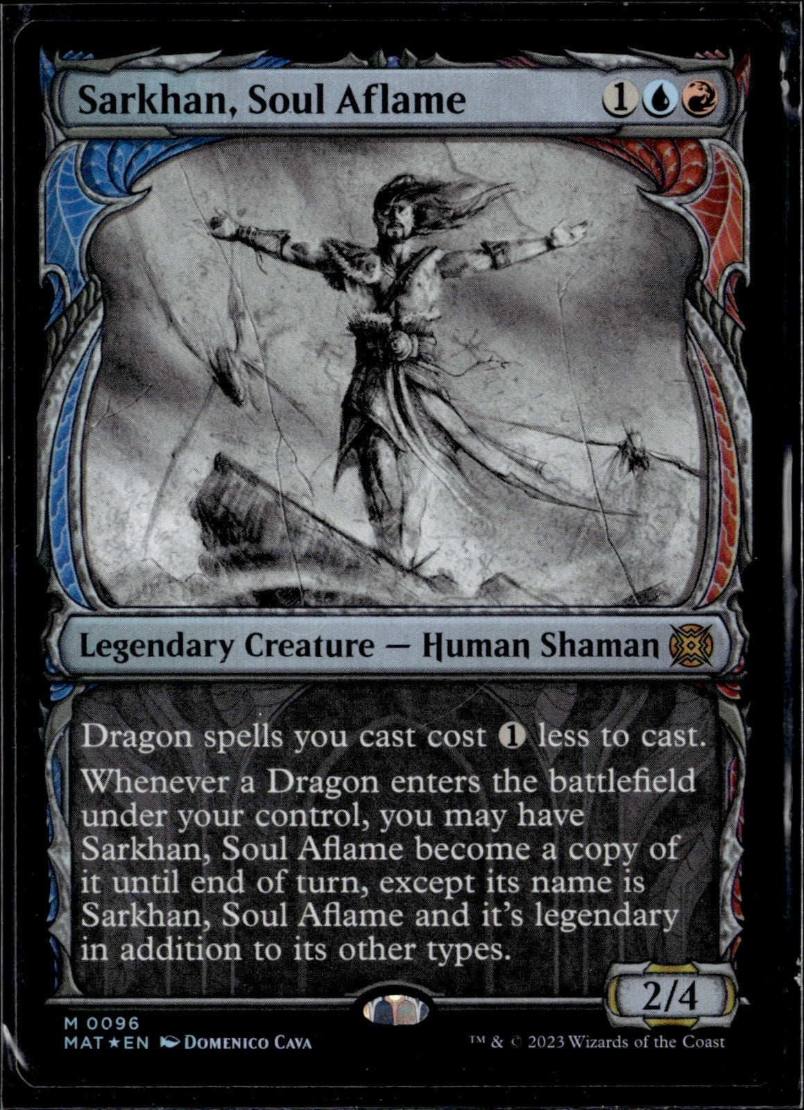 Sarkhan, Soul Aflame (Showcase) Foil M March of the Machine: The Aftermath 96 NM