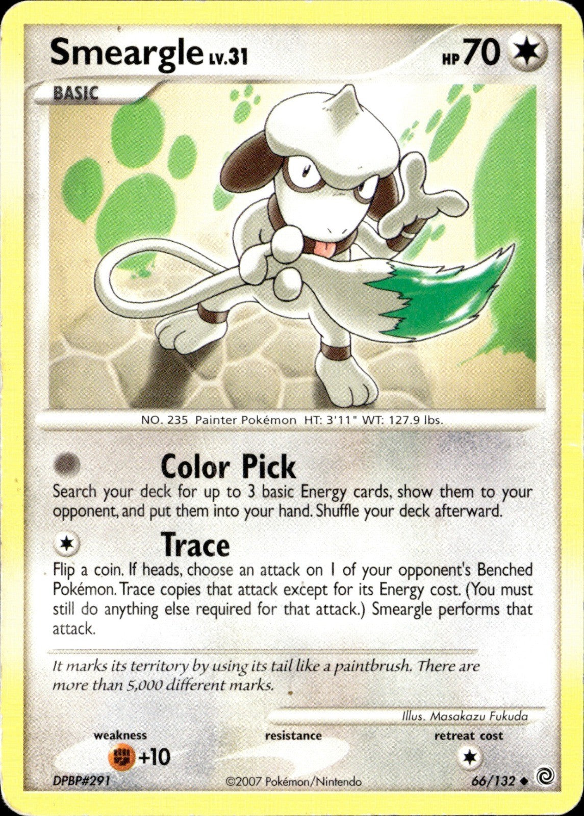 Smeargle Uncommon Secret Wonders 66/132 LP
