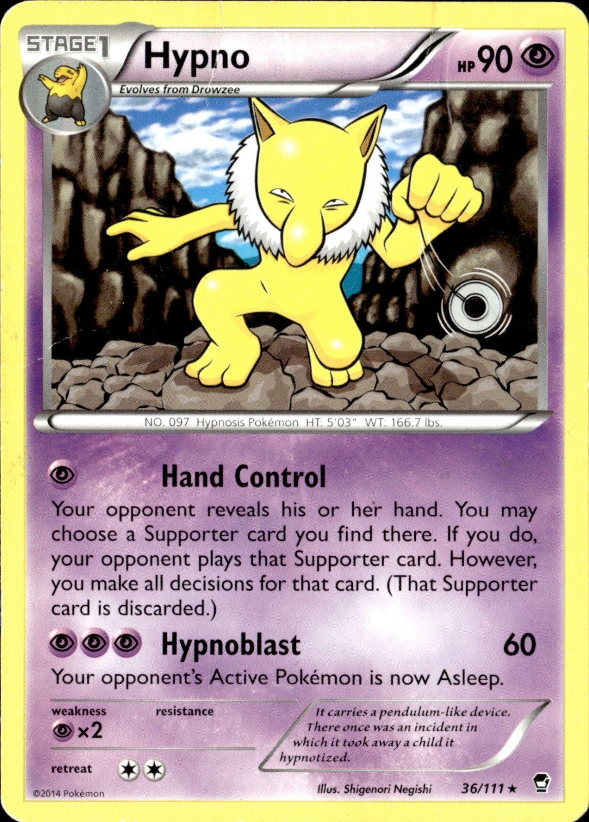Hypno Rare XY - Furious Fists 36/111 LP