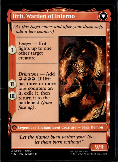 Clive, Ifrit's Dominant M FINAL FANTASY 133 NM