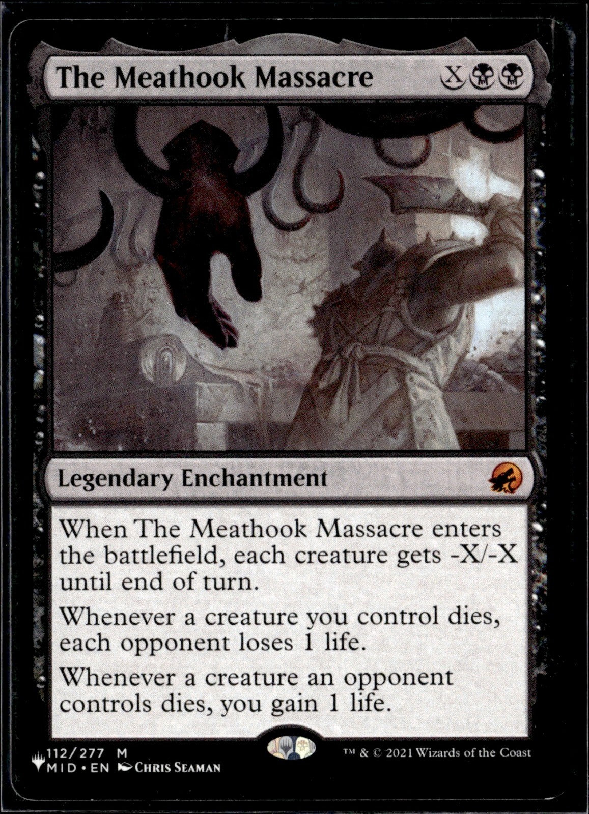 The Meathook Massacre M The List Reprints 112/277 NM