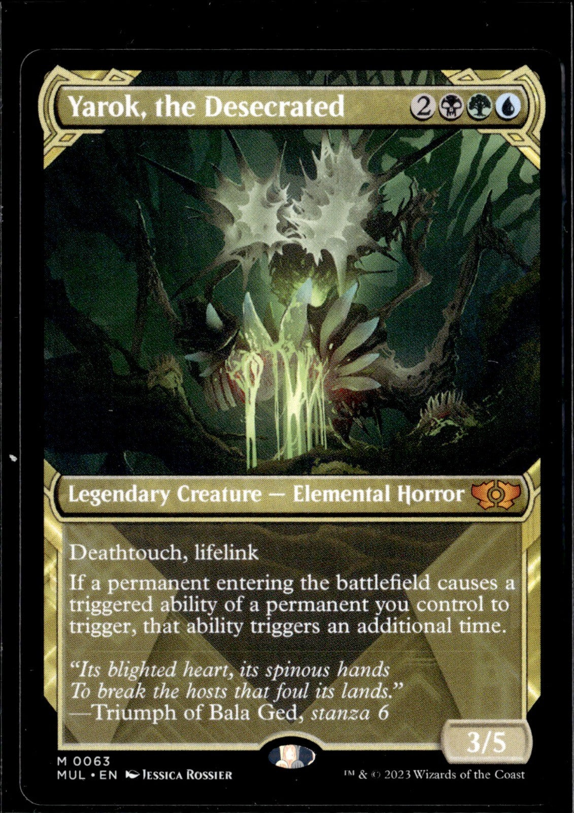 Yarok, the Desecrated M March of the Machine: Multiverse Legends 63 NM