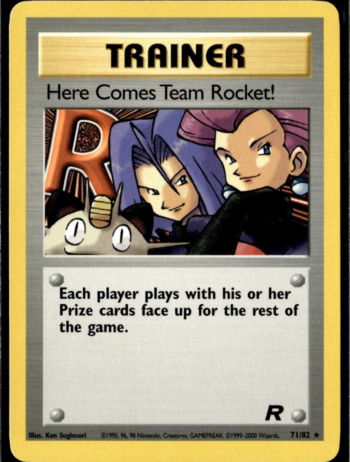 Here Comes Team Rocket! (71) Unlimited Rare Team Rocket 71/82 NM