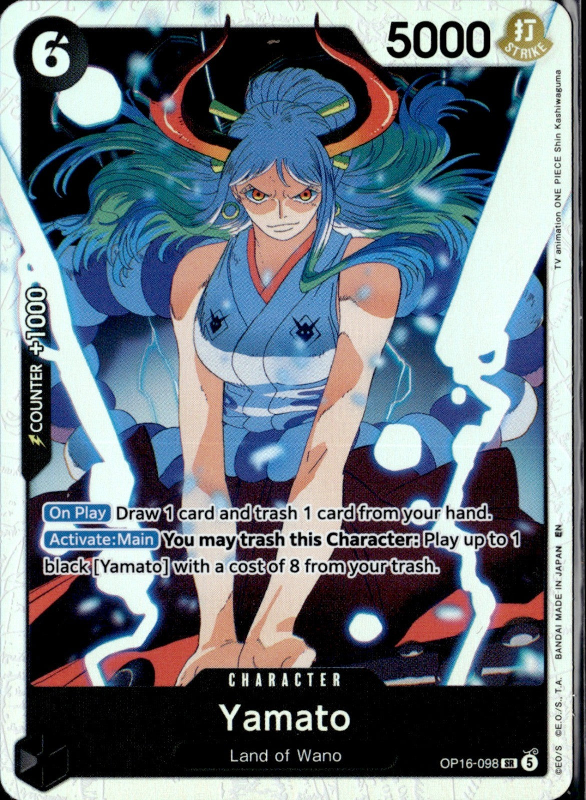 Yamato (098) Foil SR The Time of Battle OP16-098 NM