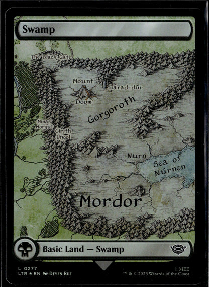 Swamp (0277) Foil L Universes Beyond: The Lord of the Rings: Tales of Middle-ear