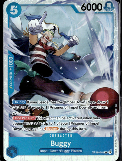 Buggy (048) Foil SR The Time of Battle OP16-048 NM