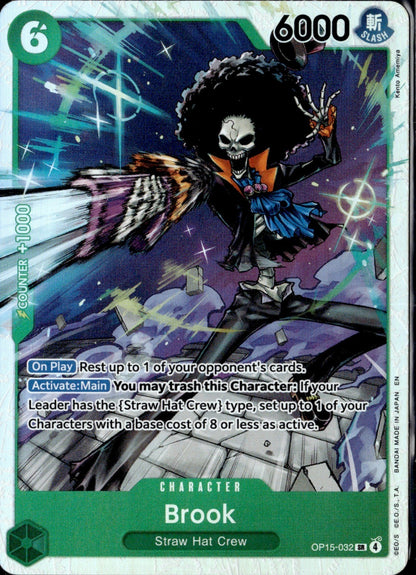 Brook () Foil SR Adventure on Kami's Island OP15-032 NM