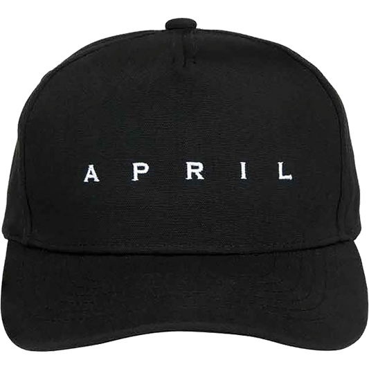 April Logo Hat - Black/White