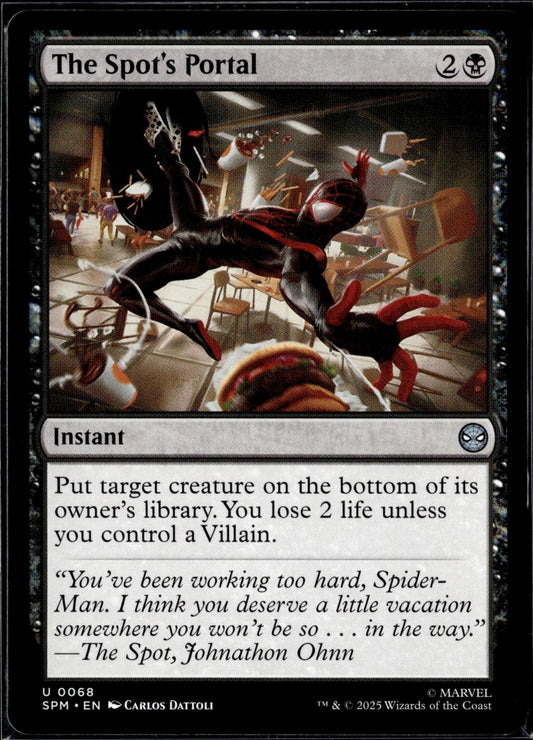 The Spot's Portal 68 Uncommon Marvel's Spider-Man Magic: The Gathering Near Mint