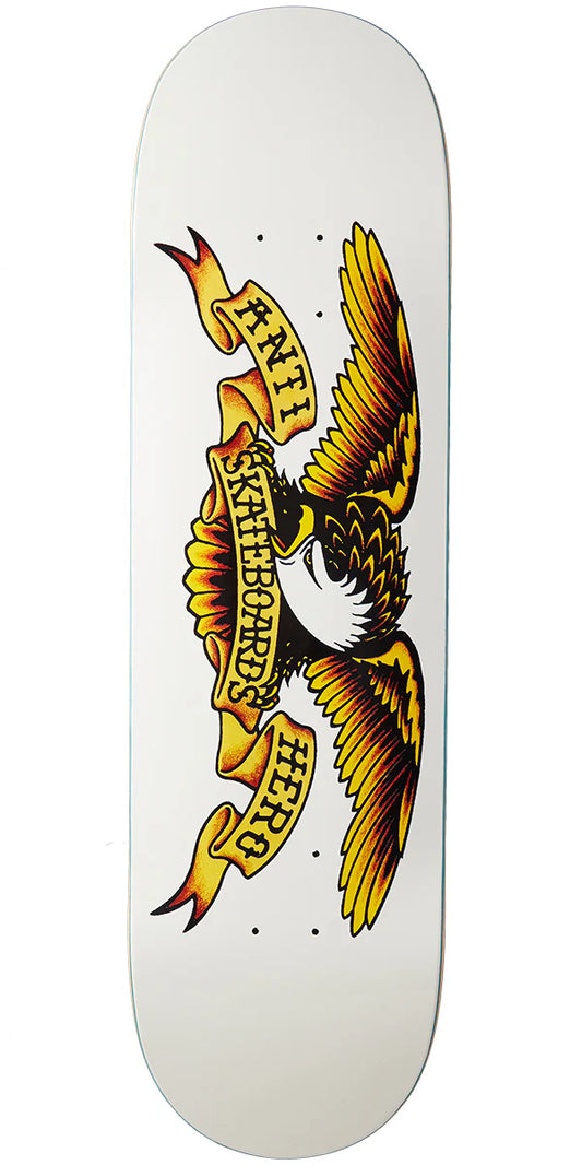 Anti Hero Classic Eagle Deck 8.75 White