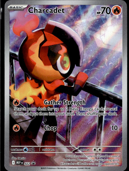 Charcadet 022 Holo Promo ME: Mega Evolution Promo Pokemon Near Mint