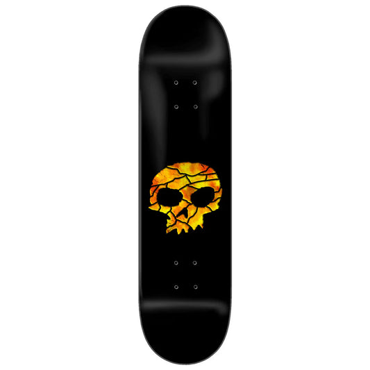 Zero Stained Glass Single Skull Deck 8.25