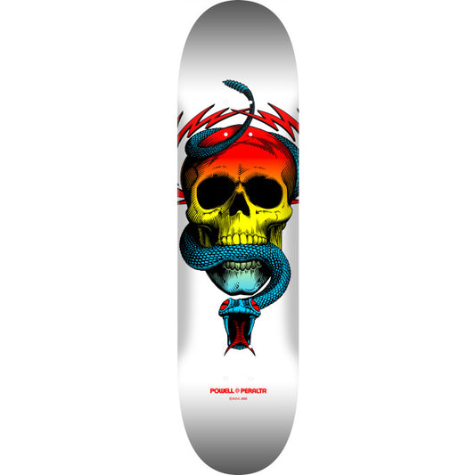 Powell McGill Skull & Snake Yellow Fade/White Deck 8.5