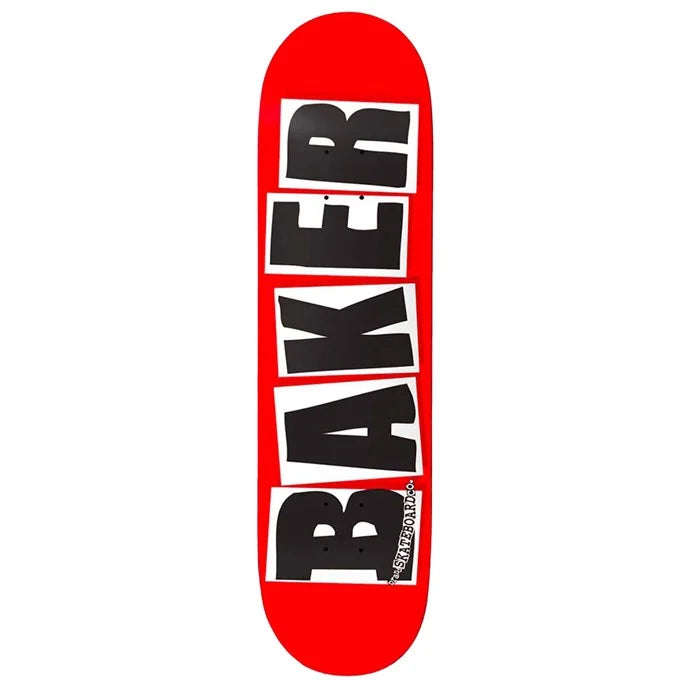 Baker Brand Logo Deck 8.75 Red/Black