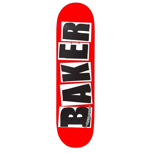 Baker Brand Logo Deck 8.75 Red/Black