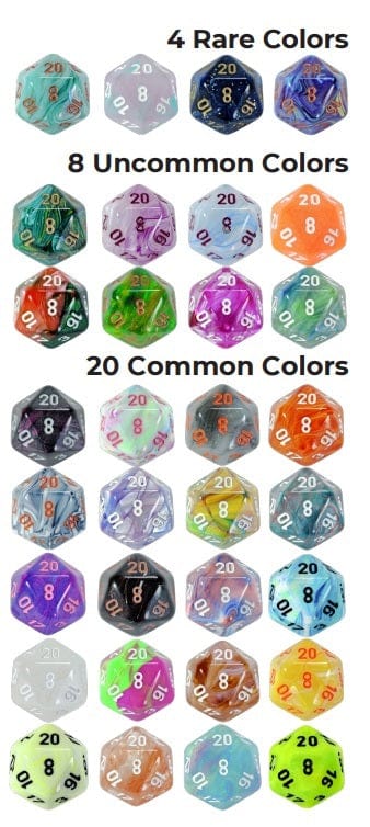 Chessex Hidden Wonders Brick -7 Dice Set