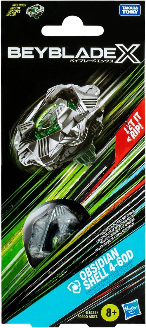 Beyblade X Obsidian Shell 4-60D